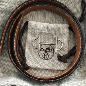 Rare Hermes Gamma Reversible Belt - size 85